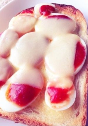 簡単！絶品タマゴハムチーズトースト-レシピのメイン写真
