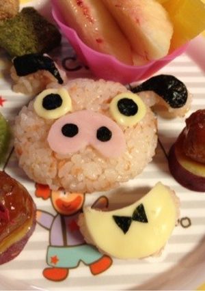 キャラ弁に☆癒し系なパンパカパンツ-レシピのメイン写真