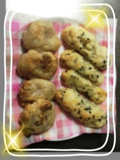 ♡くるみモッチー&ごまモッチー♡-レシピのメイン写真