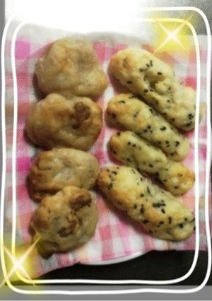 ♡くるみモッチー＆ごまモッチー♡-レシピのメイン写真
