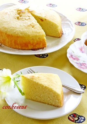 懐かしのスポンジケーキ-レシピのメイン写真