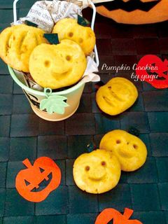 ハロウィンにも☆簡単かぼちゃクッキー。-レシピのメイン写真