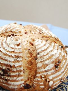 クランベリー&クルミたっぷりカンパーニュ-レシピのメイン写真