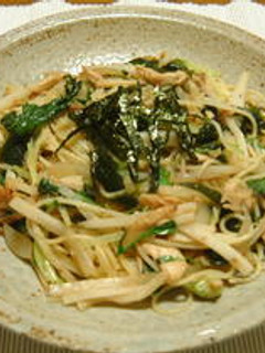 大根とツナとわかめのスパゲッティ-レシピのメイン写真