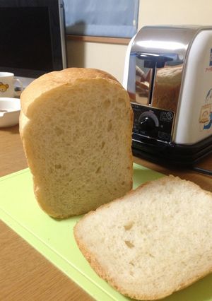 HBで外はカリっと中はふんわりパン。-レシピのメイン写真