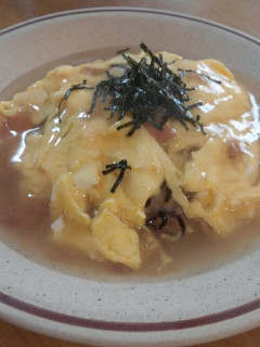 塩昆布のオムライス★梅干しあんかけ-レシピのメイン写真