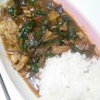 余ったもつ料理で簡単で美味なカレー♪