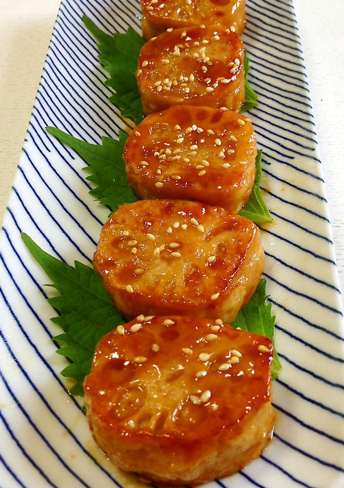 ごはんが進む！れんこんのはさみ焼き-レシピのメイン写真