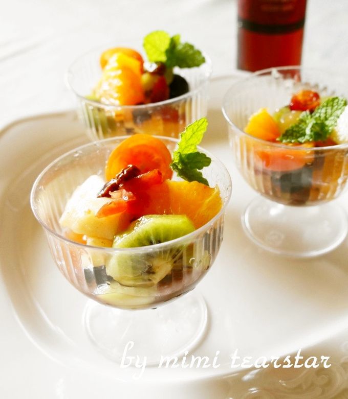 秋果物でイタリアンドルチェ☆マチェドニア by tearstar