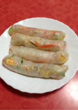 ベトナム風生春巻き（節約バージョン）-レシピのメイン写真