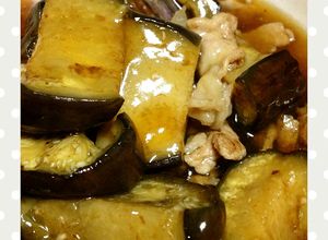 濃縮つゆで☆茄子と豚肉のとろみ煮-レシピのメイン写真