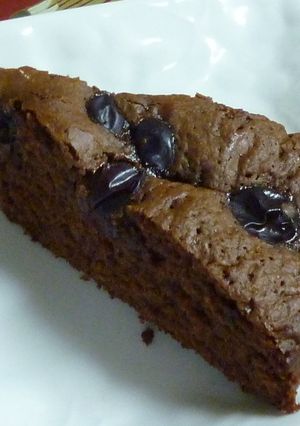 ブドウいりチョコケーキ-レシピのメイン写真