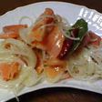スモークサーモンのマリネ