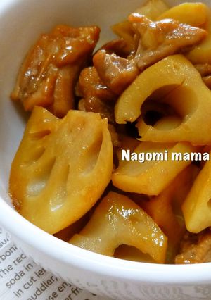 鶏肉と蓮根の煮物★蜂蜜とお酢wo使って-レシピのメイン写真