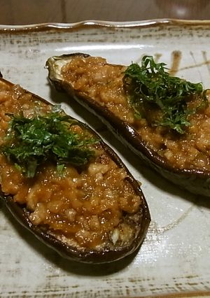 　☆　なすの肉のせみそ　☆-レシピのメイン写真
