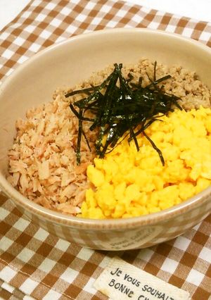 ☆３色そぼろ丼☆-レシピのメイン写真