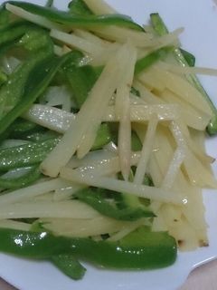 じゃがいもとピーマンの昆布茶炒め-レシピのメイン写真