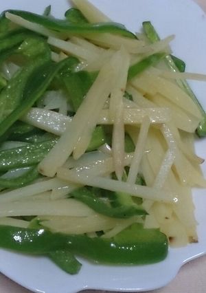 じゃがいもとピーマンの昆布茶炒め-レシピのメイン写真