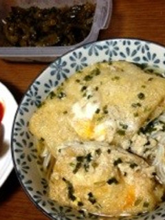 あったか素麺~あげたまを乗せて~-レシピのメイン写真