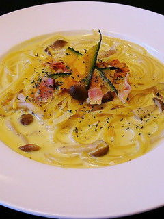 簡単 かぼちゃ(南瓜)スープパスタ-レシピのメイン写真