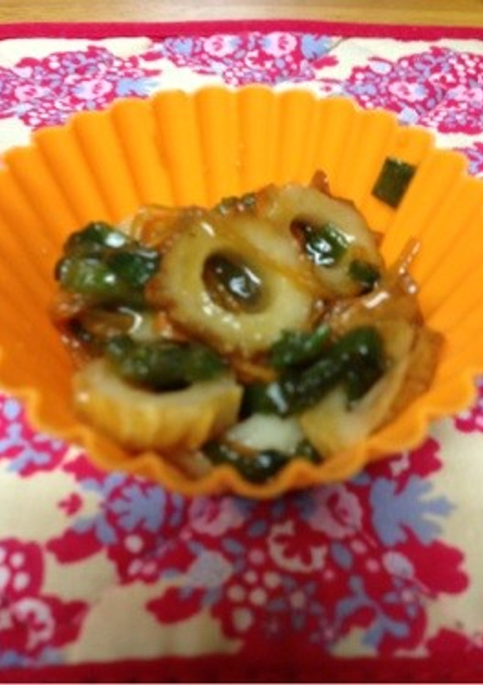 お弁当にも☆ちくわと野菜の味噌炒め♪-レシピのメイン写真