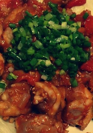 鶏とﾄﾏﾄのﾁﾘｿｰｽ炒め-レシピのメイン写真