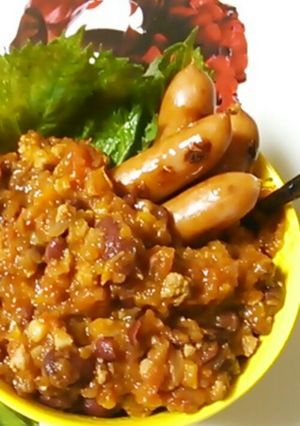 チリビーンズ丼!!-レシピのメイン写真