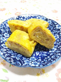 ハマるょ☆なめたけとおろし生姜の卵焼き♪-レシピのメイン写真