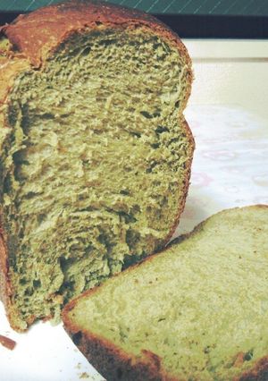 ＨＢ♡ハニー抹茶ミルク♡ふわふわ食パン-レシピのメイン写真