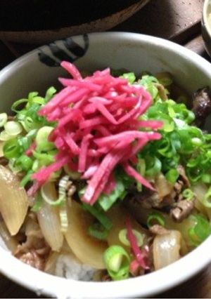 ⭐簡単 フライパン1つで牛丼吉野家風⭐-レシピのメイン写真