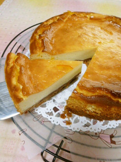 牛乳で作る♡ふんわりチーズケーキ♡-レシピのメイン写真