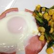 一石二鳥!超食べやすいハムエッグ