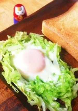 朝ごはんにぴったりキャベ玉!-レシピのメイン写真