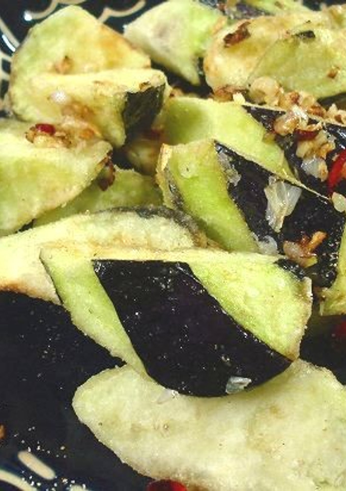 はまります！茄子の花椒揚げ-レシピのメイン写真