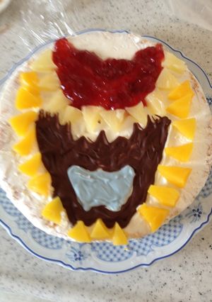 キョウリュウジャーのバースデーケーキ-レシピのメイン写真