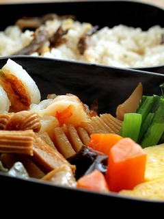 治部煮弁当-レシピのメイン写真