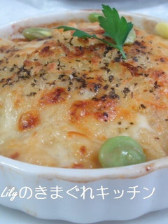 カニとアスパラガスのグラタン-レシピのメイン写真