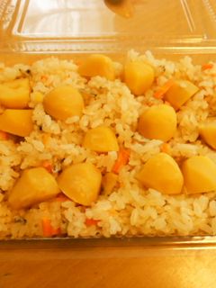 栗の甘露煮で♪簡単炊き込みご飯-レシピのメイン写真