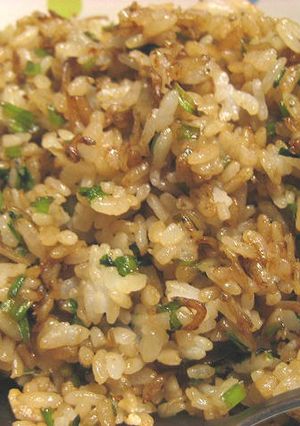 大根の茎としらすの炒飯-レシピのメイン写真