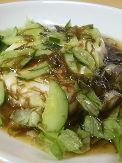 もずく酢と麺つゆの豆腐サラダ-レシピのメイン写真