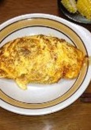 鶏ハムオムライス-レシピのメイン写真