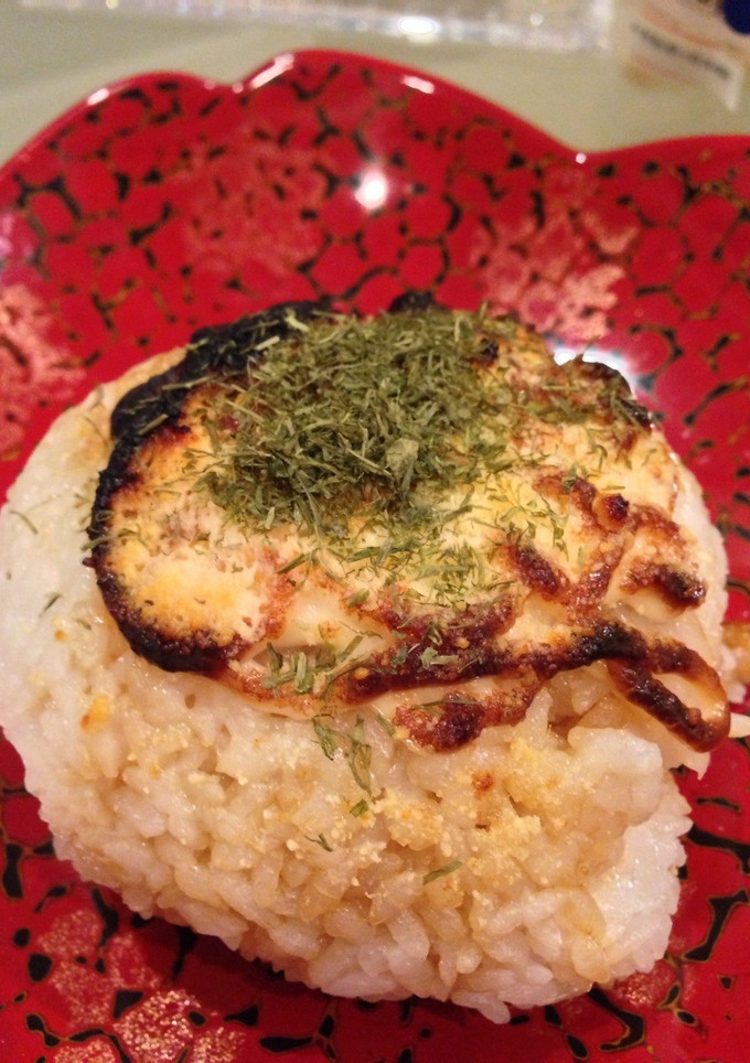 マヨネーズの焼きおにぎり★夜食に★-レシピのメイン写真