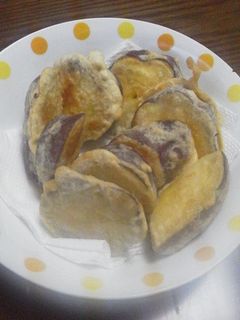 秋の味覚サツマイモの天ぷら-レシピのメイン写真