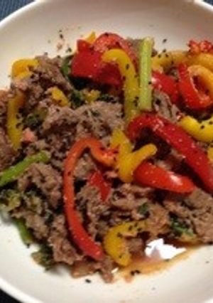 牛肉と野菜のきんぴら風-レシピのメイン写真