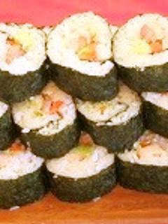 アボカド照り焼きチキン巻き寿司-レシピのメイン写真