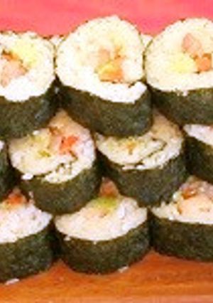 アボカド照り焼きチキン巻き寿司-レシピのメイン写真