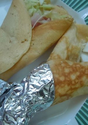お好み焼きクレープ-レシピのメイン写真