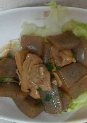 鶏とコンニャクのさっぱり煮-レシピのメイン写真