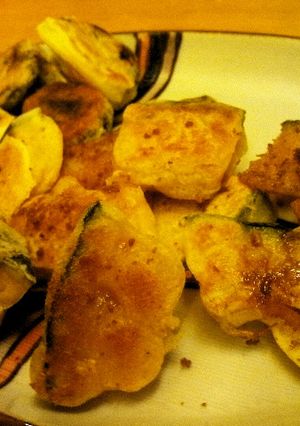 お好み焼き粉でおやつ　南瓜＆プルーン-レシピのメイン写真