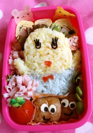 人気だよ!ふなっしー弁当-レシピのメイン写真